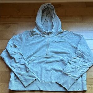 JoyLab 1/4 Zip Cropped Hoodie